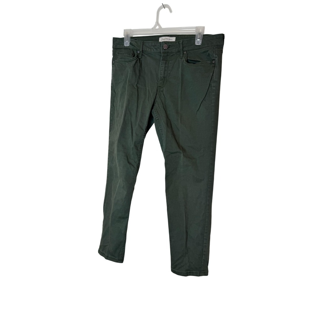 Calvin Klein Jeans Jeans Womens 12 Green High Rise Tapered Stretch Ankle Denim